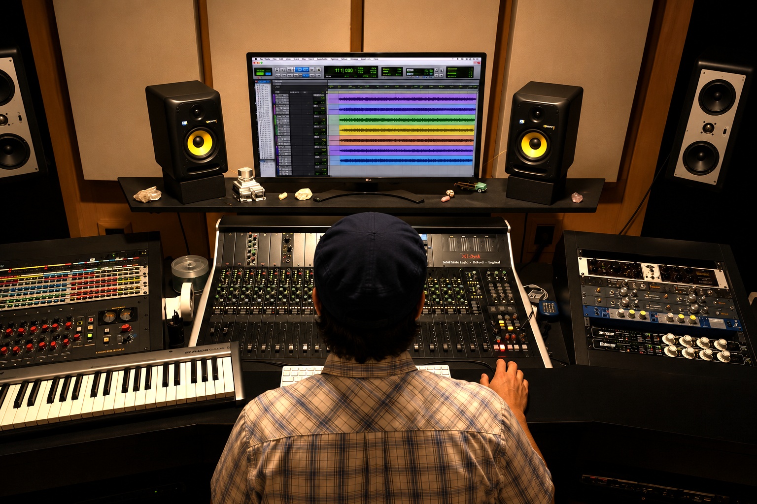 Recording studio interior for Fresh Ground Sound Studio