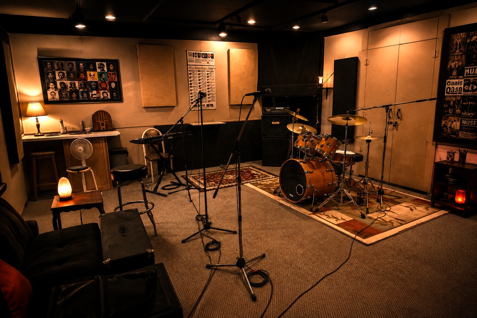 Live room setup