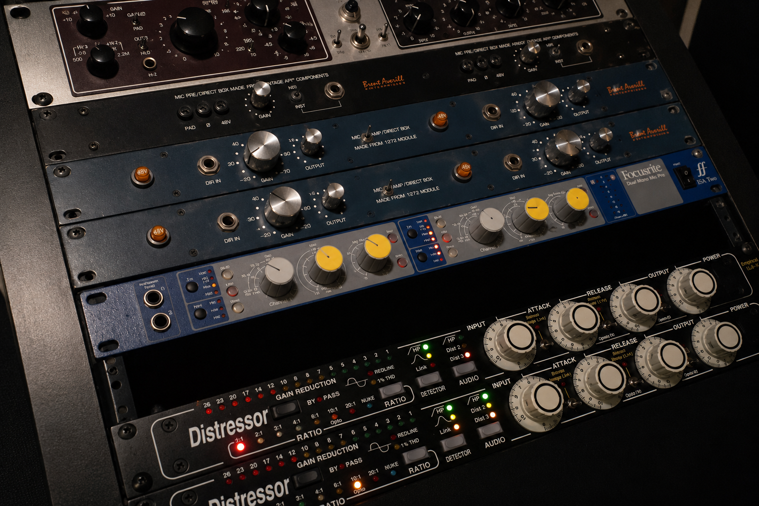 Outboard rack gear